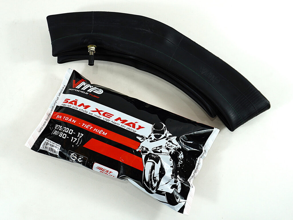 Săm xe máy 275-300-17 (80/90-17) VMP cao su thiên nhiên, không lỗi măng-xông và chân van
