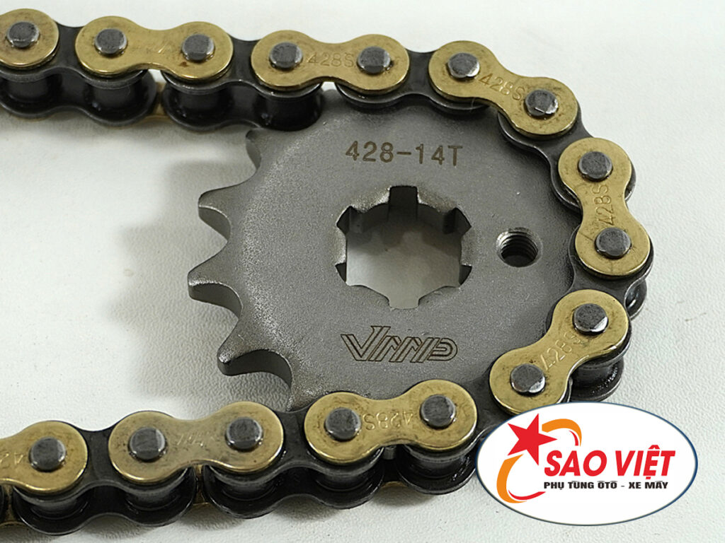 Nhông xích Sirius Fi VMP – công nghệ đột nguội, thép S45C