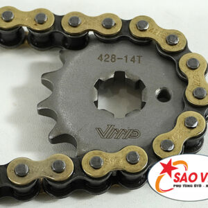 Nhông xích Sirius Fi VMP – công nghệ đột nguội, thép S45C