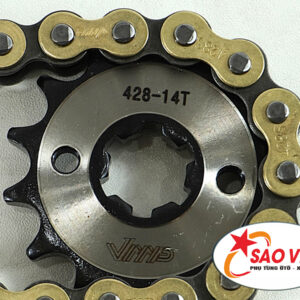 Nhông xích Exciter số 4 và số 5 – VMP – thép S45C, công nghệ đột nguội