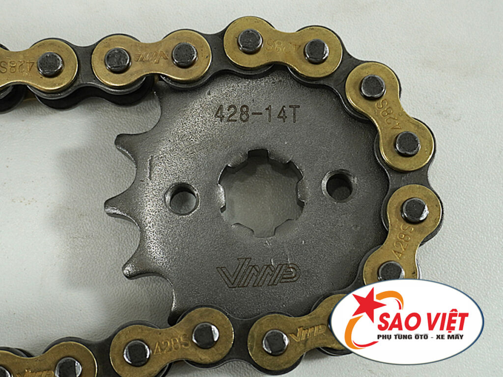 Nhông xích xe Win 100 thương hiệu VMP – đột nguội – thép S45C – chạy êm