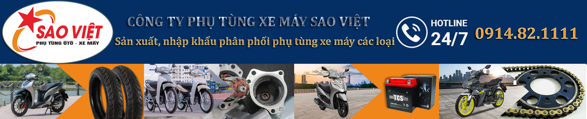 Phụ tùng xe máy Sao Việt