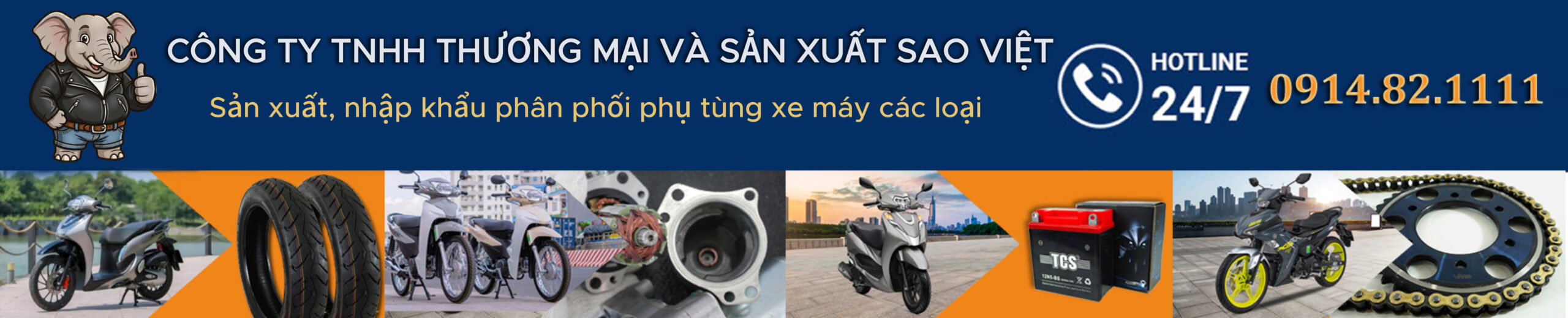 Phụ tùng xe máy Sao Việt